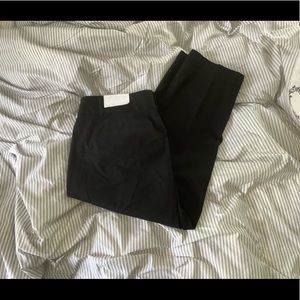LOFT Original Crop Black Pants NWT
